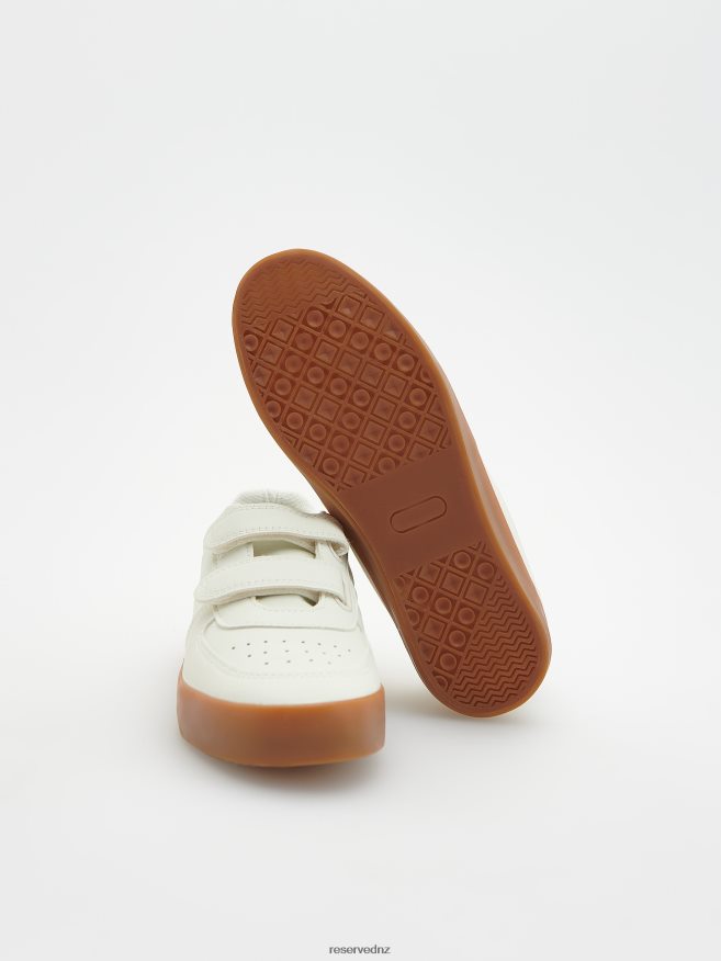 Reserved Boys Sneakers With Velcro Fastening P6H08T2062 Shoes White