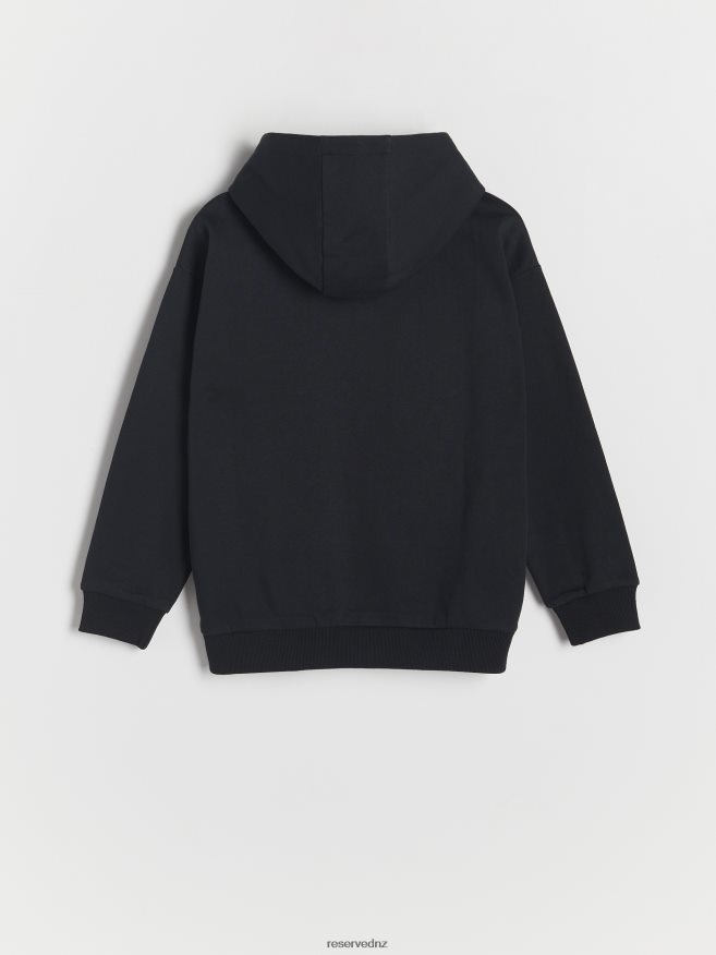 Reserved Boys Among Us Hoodie P6H08T2083 Apparel Black