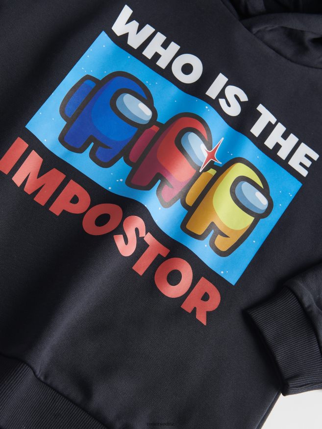 Reserved Boys Among Us Hoodie P6H08T2083 Apparel Black