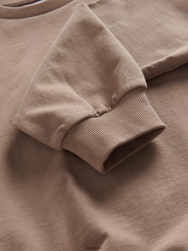 Reserved Boys Basic Plain Sweatshirt P6H08T2036 Apparel Brown