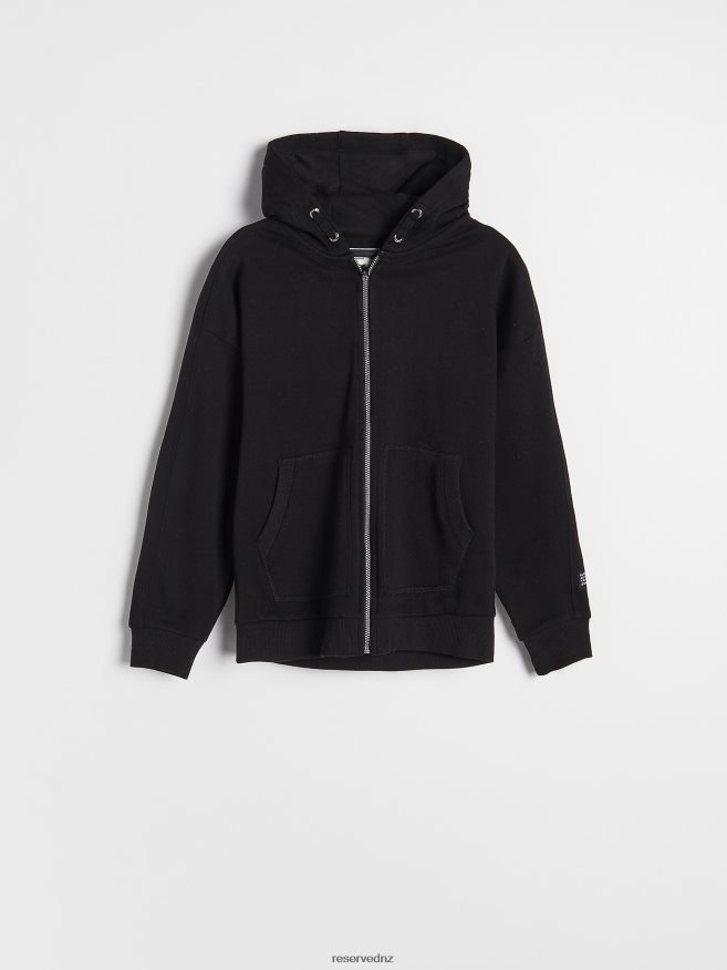 Reserved Boys Cotton Hoodie P6H08T2080 Apparel Black