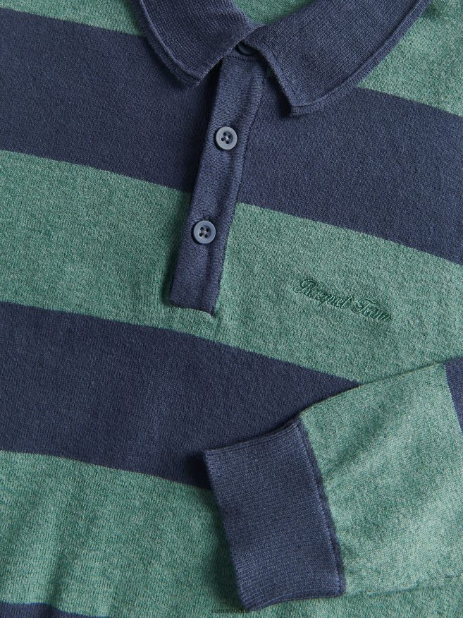 Reserved Boys Melange Polo Jumper P6H08T2189 Apparel Pale Green