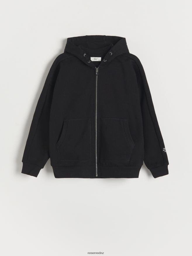 Reserved Boys Oversized Hoodie P6H08T2027 Apparel Black