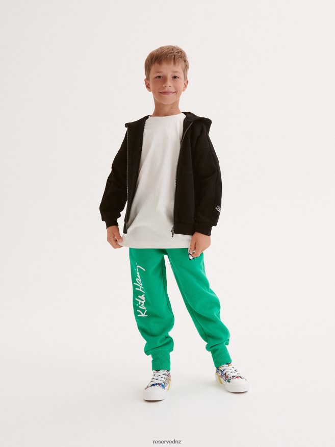 Reserved Boys Oversized Hoodie P6H08T2027 Apparel Black