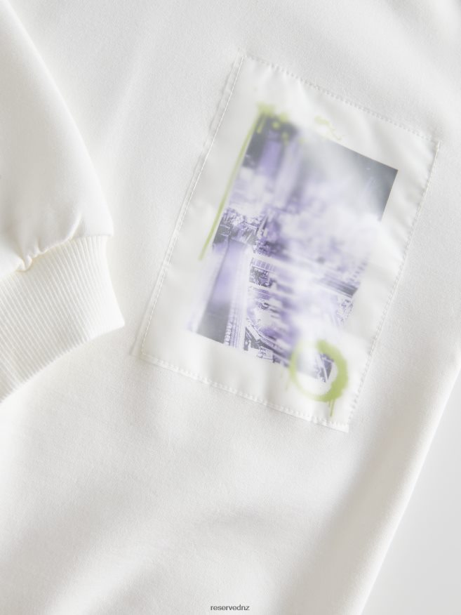 Reserved Boys Oversized Hoodie P6H08T2116 Apparel Cream