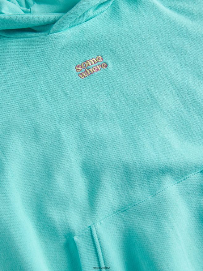 Reserved Boys Oversized Hoodie P6H08T2213 Apparel Turquoise