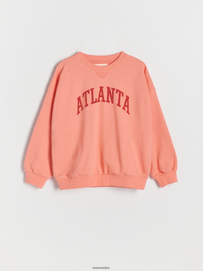 Reserved Boys Oversized Sweatshirt P6H08T2129 Apparel Peach