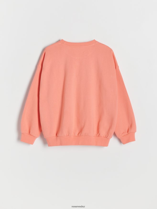 Reserved Boys Oversized Sweatshirt P6H08T2129 Apparel Peach