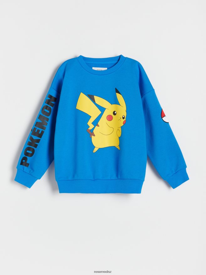 Reserved Boys Pokemon Hoodie P6H08T2128 Apparel Blue