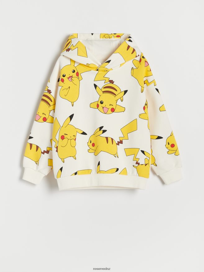 Reserved Boys Pokemon Hoodie P6H08T2142 Apparel White