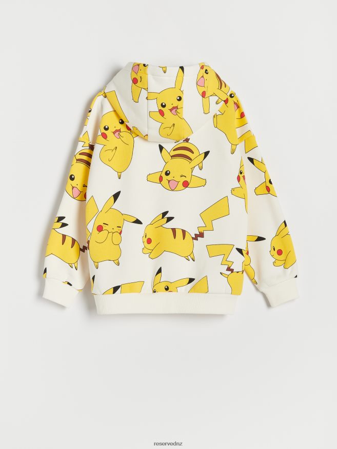 Reserved Boys Pokemon Hoodie P6H08T2142 Apparel White