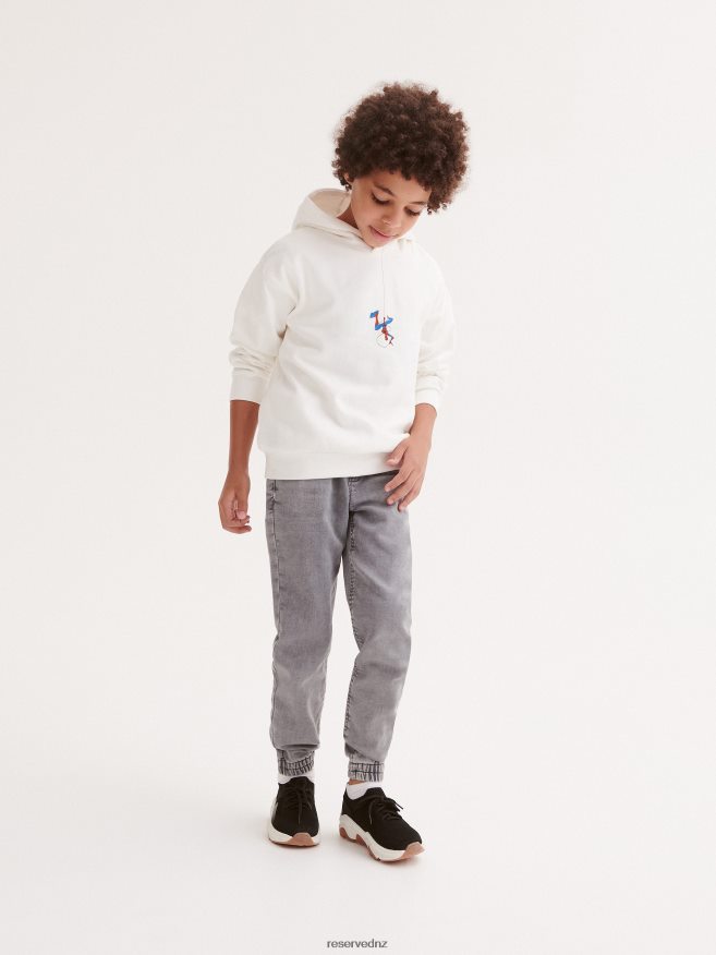 Reserved Boys Sweatshirt P6H08T2063 Apparel Cream