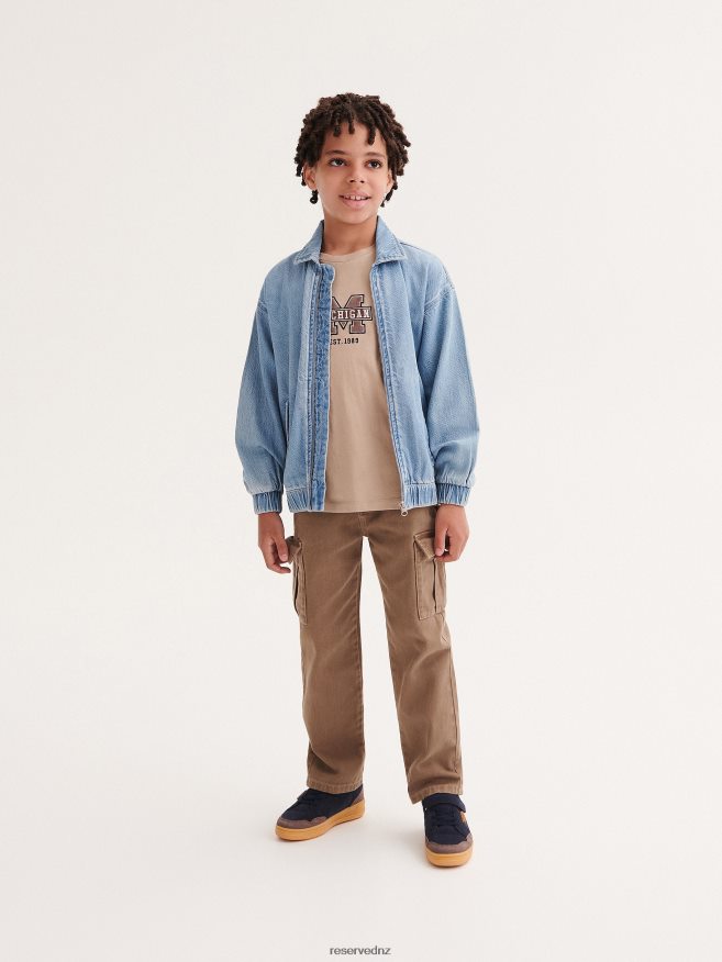 Reserved Boys Bomber Jacket P6H08T2112 Apparel Blue