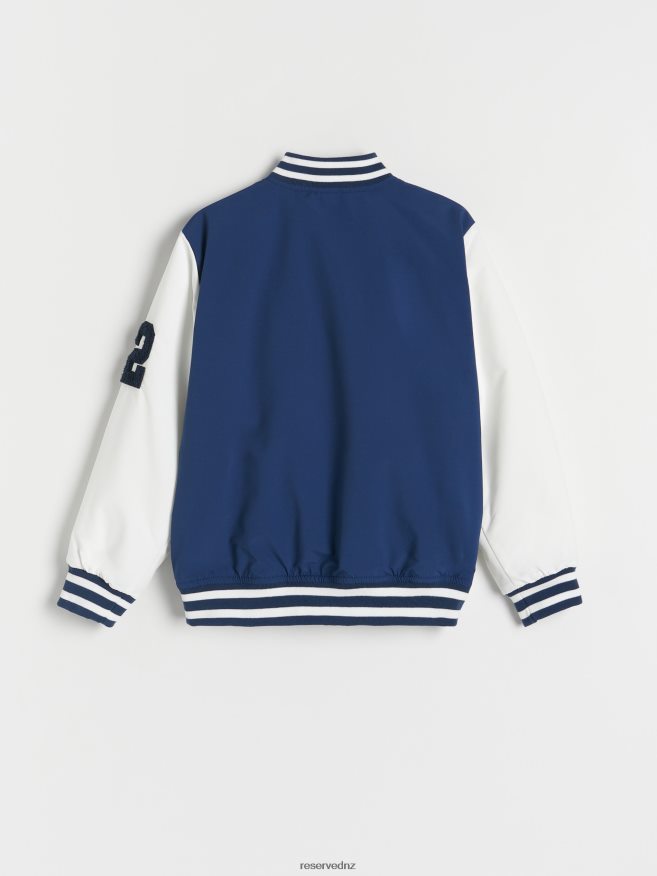 Reserved Boys Bomber Jacket P6H08T2126 Apparel Navy