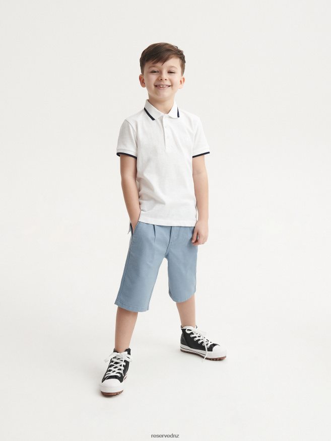Reserved Boys Polo Shirt P6H08T2201 Apparel White