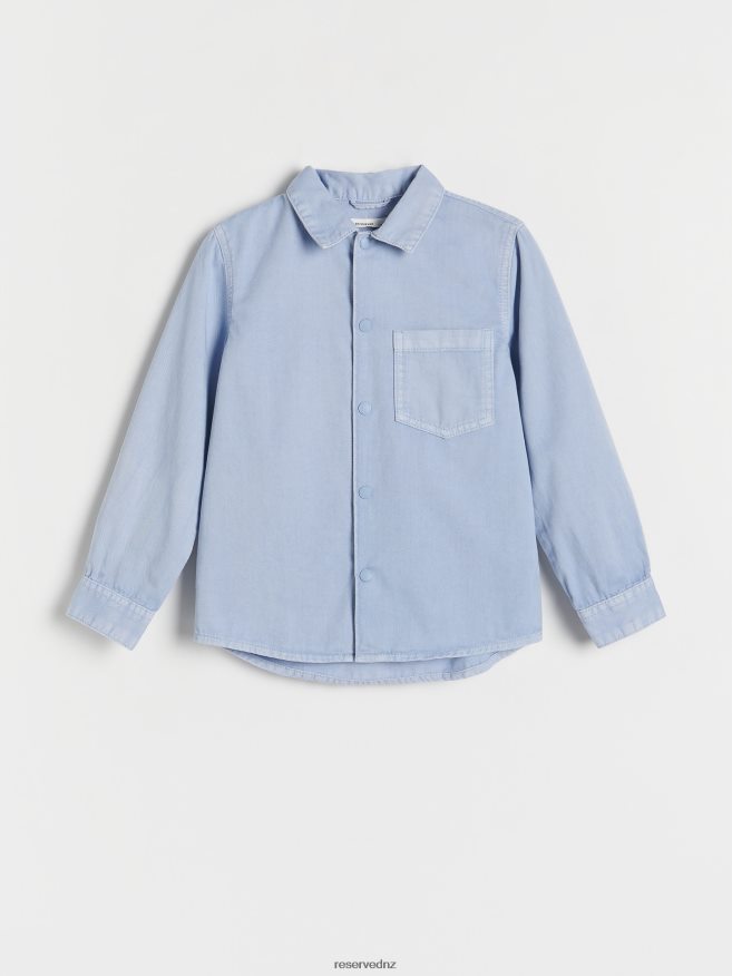 Reserved Boys Regular Fit Shirt P6H08T2041 Apparel Light Blue