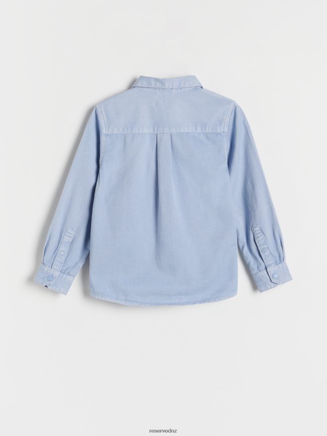 Reserved Boys Regular Fit Shirt P6H08T2041 Apparel Light Blue