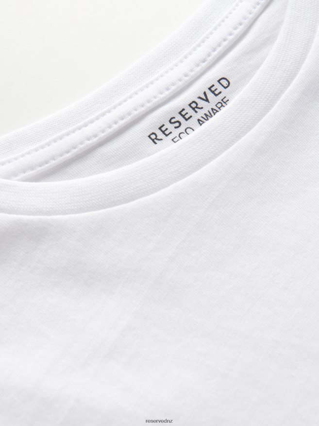 Reserved Boys Cotton T-Shirt P6H08T2052 Apparel White