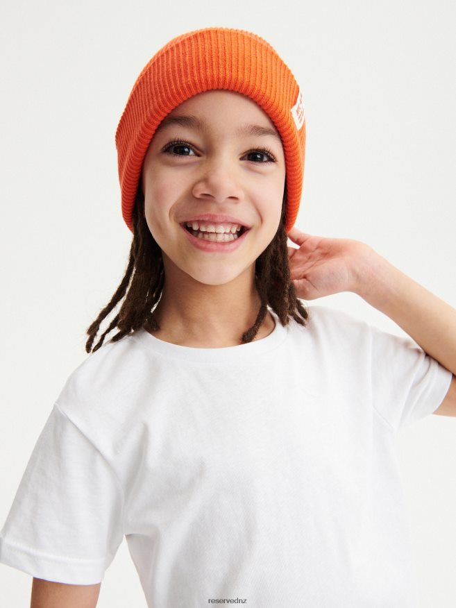 Reserved Boys Cotton T-Shirt P6H08T2176 Apparel White