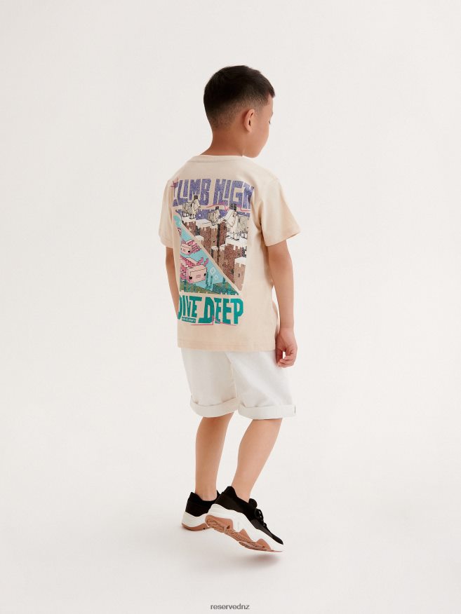 Reserved Boys Minecraft Oversized T-Shirt P6H08T2091 Apparel Nude