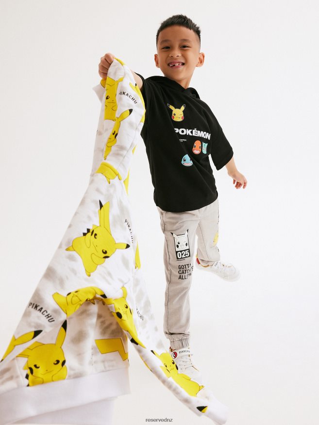 Reserved Boys Pokemon T-Shirt P6H08T2030 Apparel Black