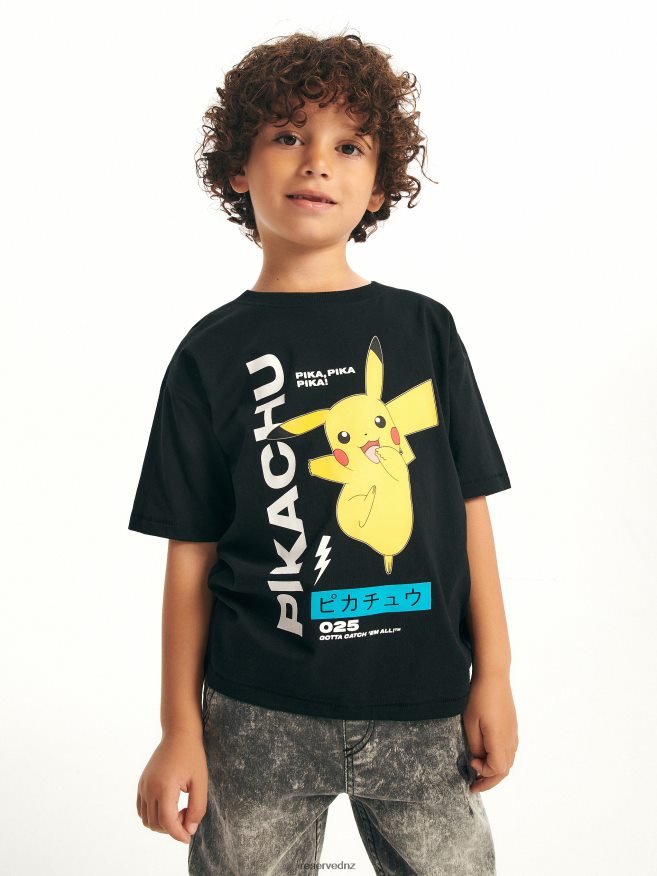 Reserved Boys Pokemon T-Shirt P6H08T2079 Apparel Black