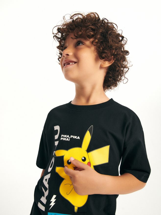 Reserved Boys Pokemon T-Shirt P6H08T2079 Apparel Black