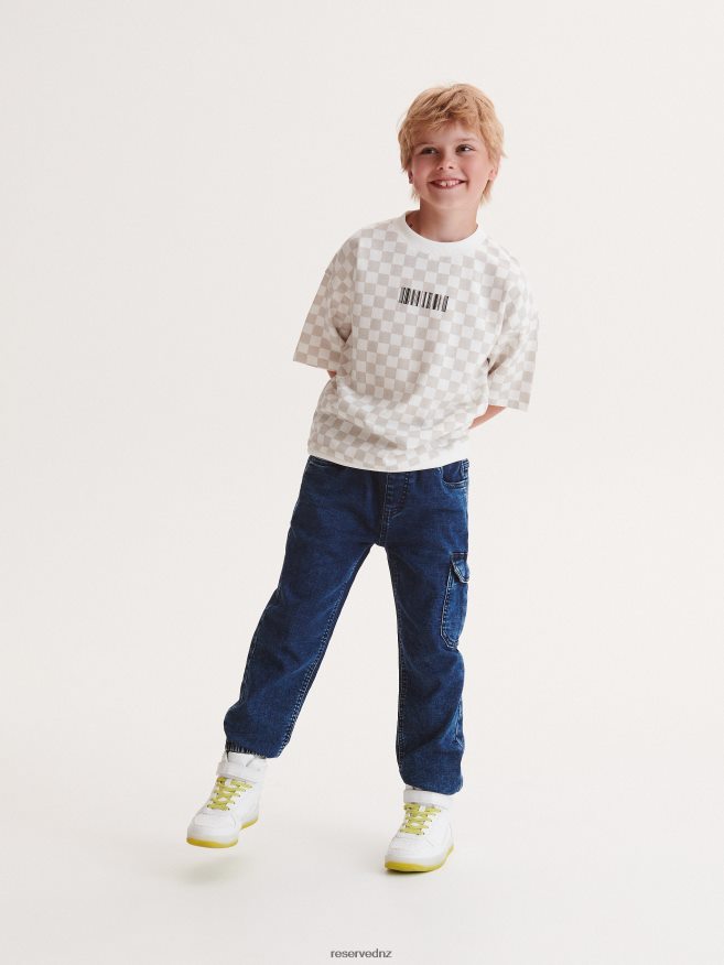 Reserved Boys T-Shirt P6H08T2108 Apparel Light Grey