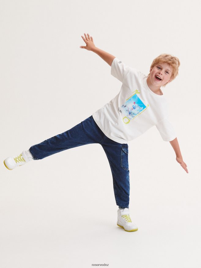 Reserved Boys T-Shirt P6H08T2113 Apparel Cream