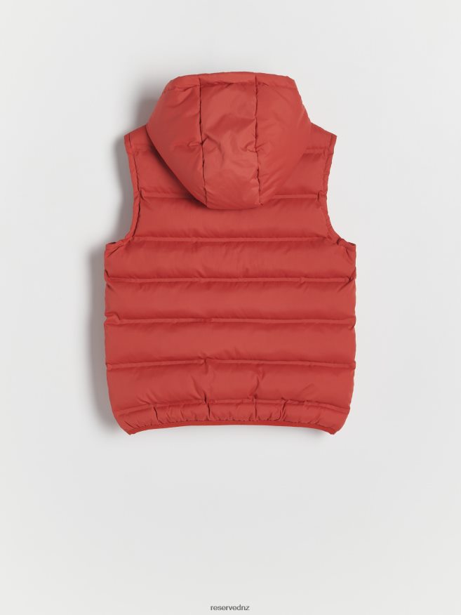 Reserved Boys Insulated Quilted Vest P6H08T2025 Apparel Red