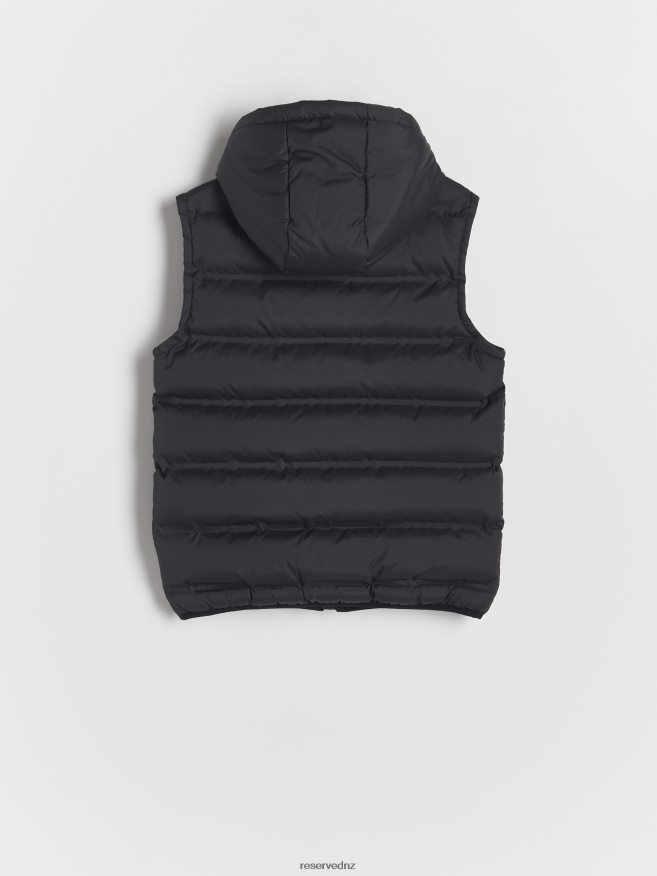 Reserved Boys Insulated Quilted Vest P6H08T2056 Apparel Black