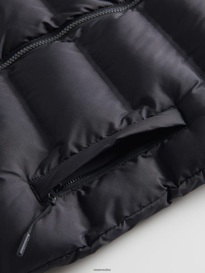 Reserved Boys Insulated Quilted Vest P6H08T2056 Apparel Black