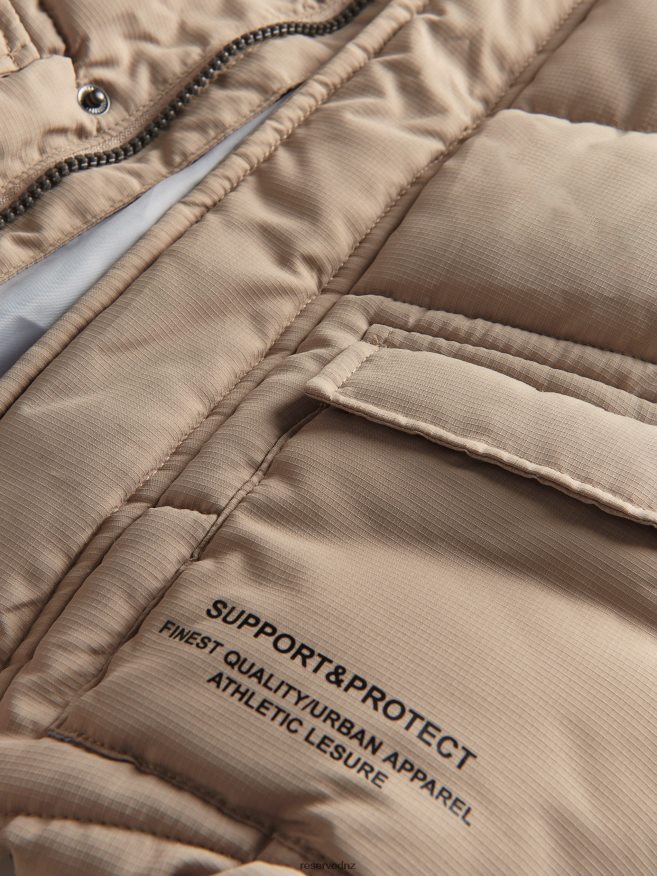 Reserved Boys Quilted Vest With Hood P6H08T2024 Apparel Beige