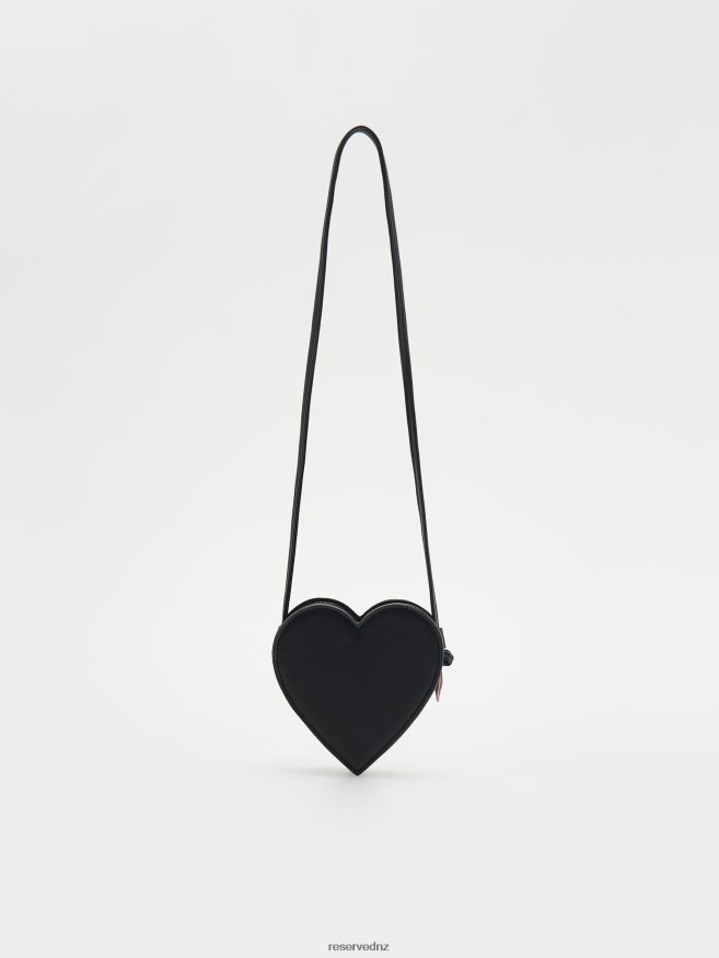 Reserved Girls Heart-Shaped Purse P6H08T1885 Accessory Black