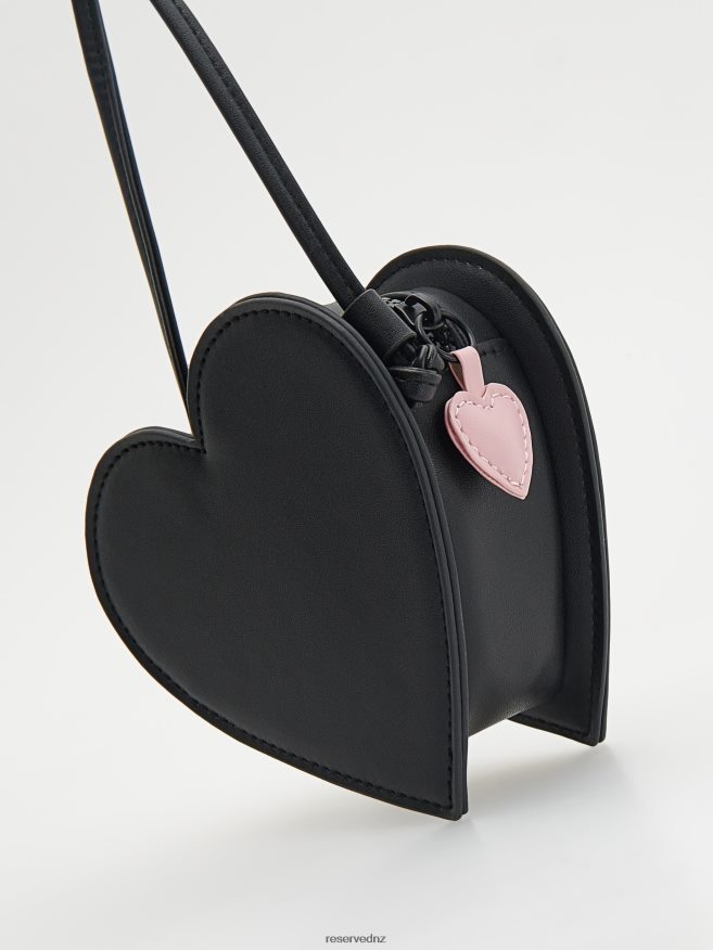 Reserved Girls Heart-Shaped Purse P6H08T1885 Accessory Black