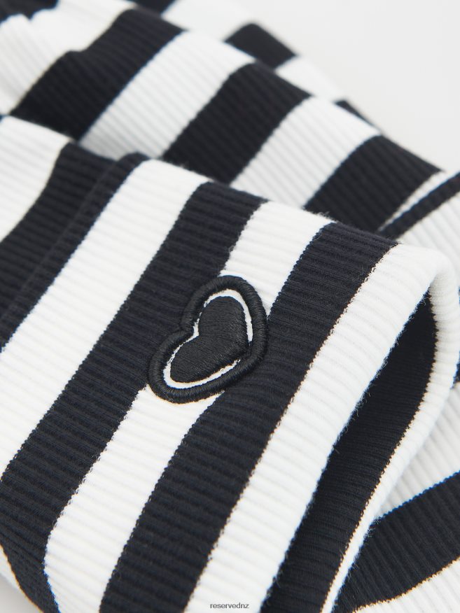 Reserved Girls Cap With Embroidery P6H08T1860 Accessory White