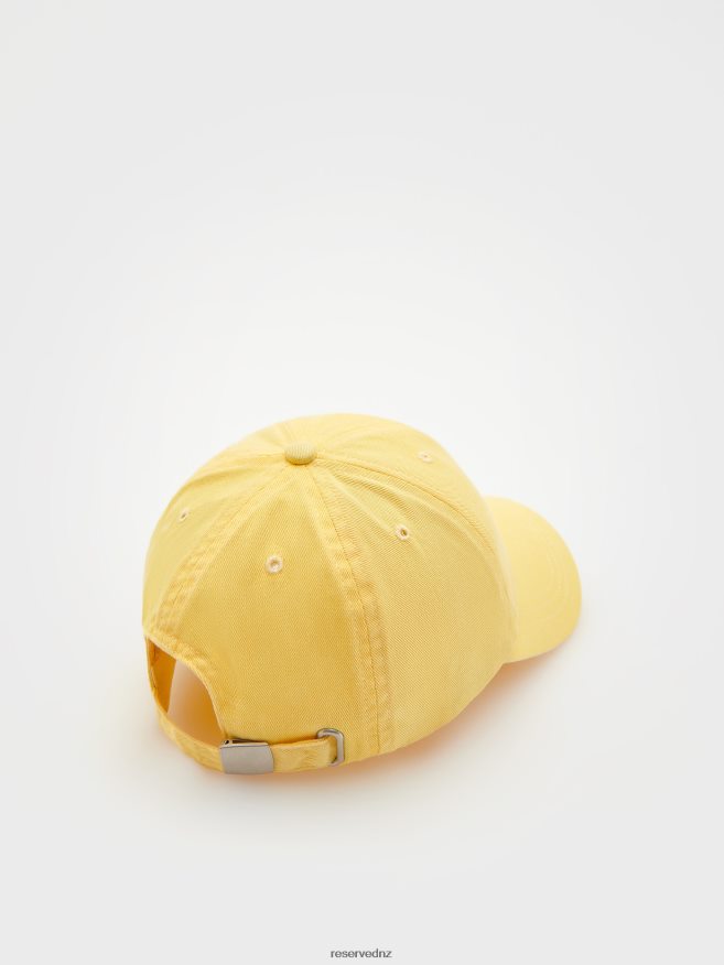 Reserved Girls Cap With Embroidery P6H08T1986 Accessory Yellow
