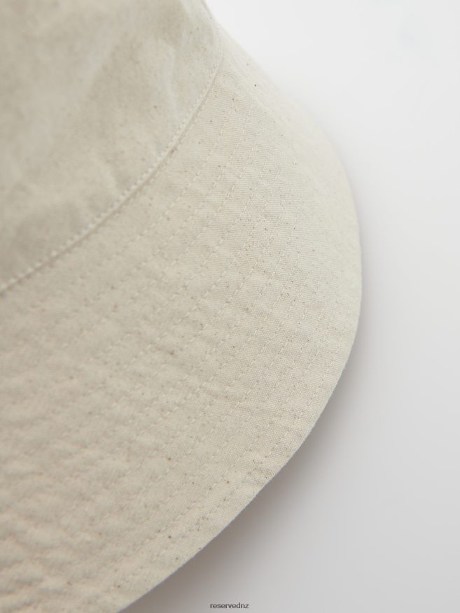 Reserved Girls Cotton Bucket Hat P6H08T1980 Accessory Cream