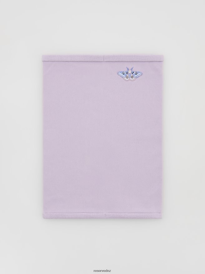 Reserved Girls Cotton Rich Snood With Applique P6H08T1862 Accessory Lavender