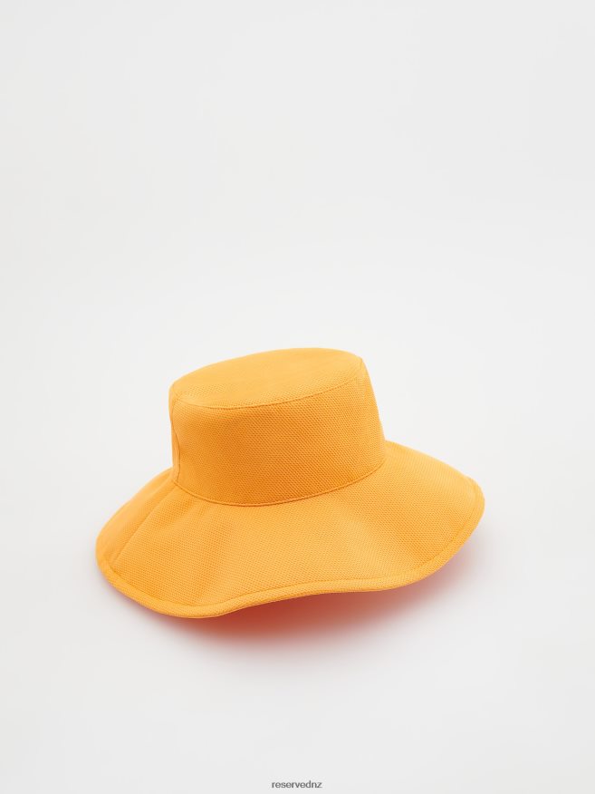 Reserved Girls Hat With A Large Brim P6H08T1990 Accessory Orange