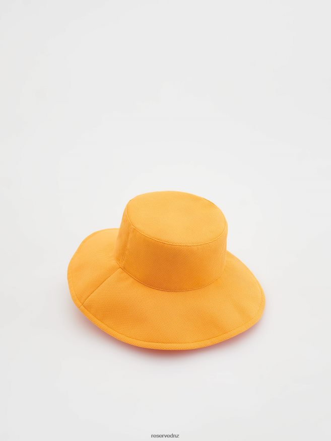 Reserved Girls Hat With A Large Brim P6H08T1990 Accessory Orange