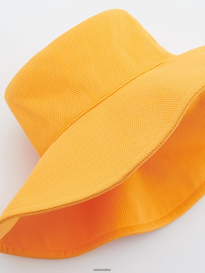 Reserved Girls Hat With A Large Brim P6H08T1990 Accessory Orange