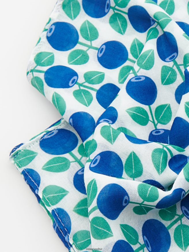 Reserved Girls Patterned Neckerchief P6H08T1882 Accessory White