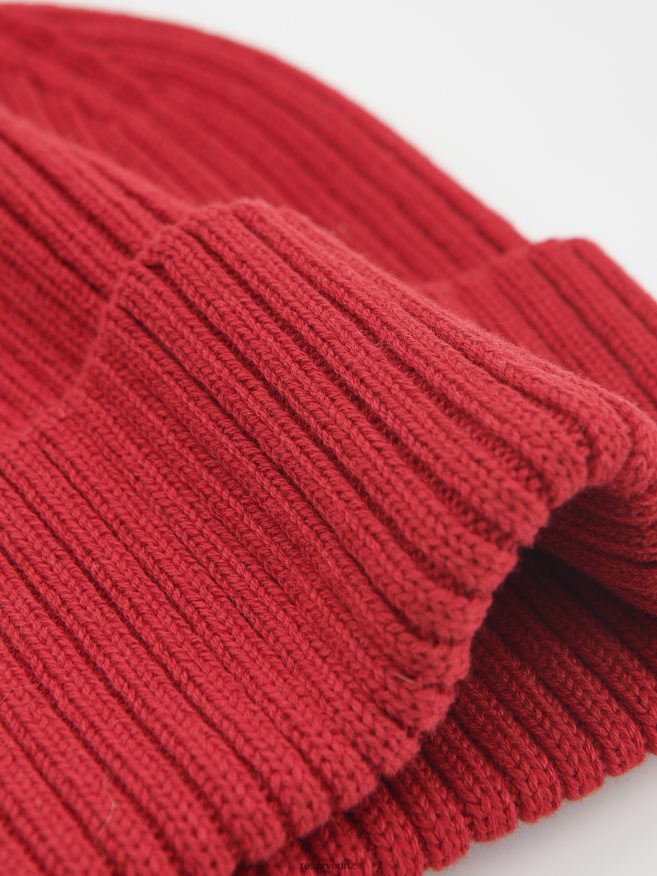 Reserved Girls Ribbed Beanie P6H08T1867 Accessory Red