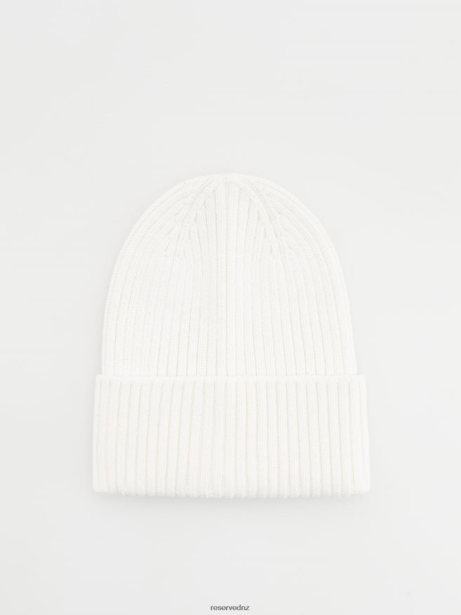 Reserved Girls Ribbed Beanie P6H08T1888 Accessory Cream