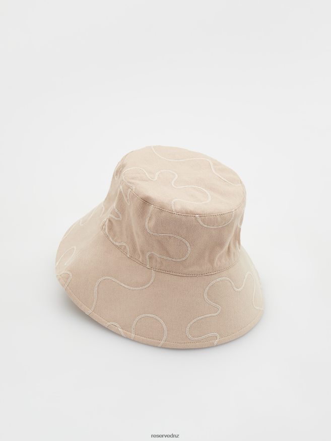 Reserved Girls Smileyworld Bucket Hat P6H08T1852 Accessory Wheat
