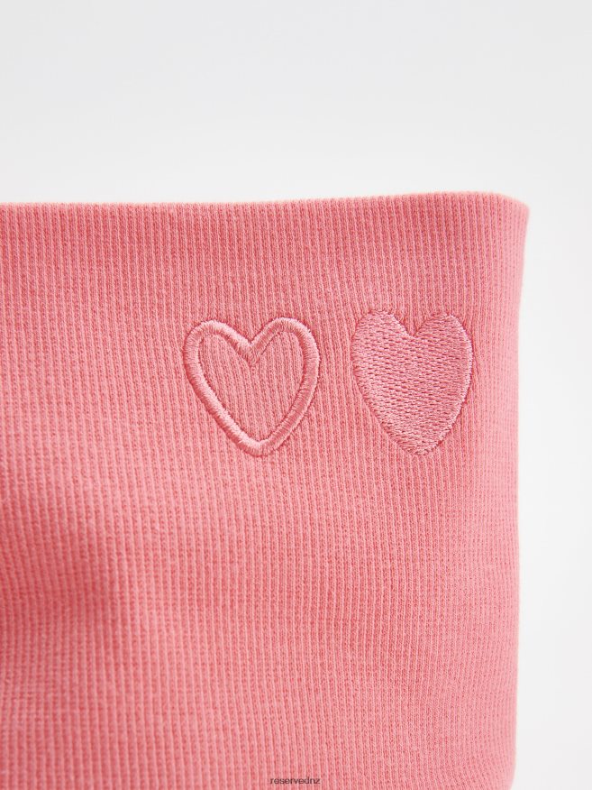 Reserved Girls Snood With Embroidery Details P6H08T1738 Accessory Hot Pink