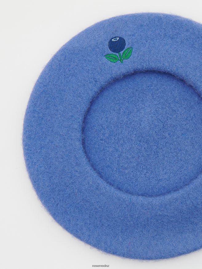Reserved Girls Wool Beret P6H08T1865 Accessory Hyacinth