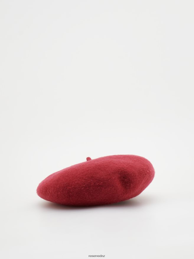 Reserved Girls Wool Beret P6H08T1898 Accessory Maroon