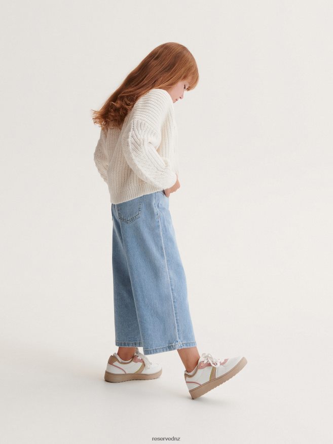 Reserved Girls Classic Denim Slouchy Trousers P6H08T1854 Apparel Blue